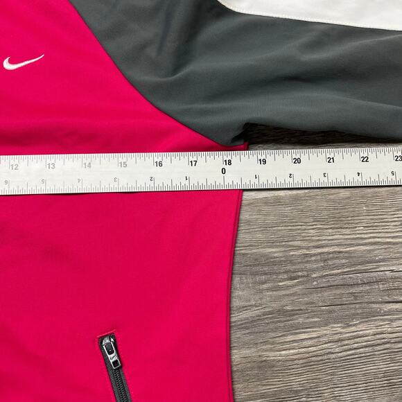 Nike The Athletic Dept Y2k Pink Gray Women M Side Swoosh Colorblock Track Jacket - Picture 4 of 10
